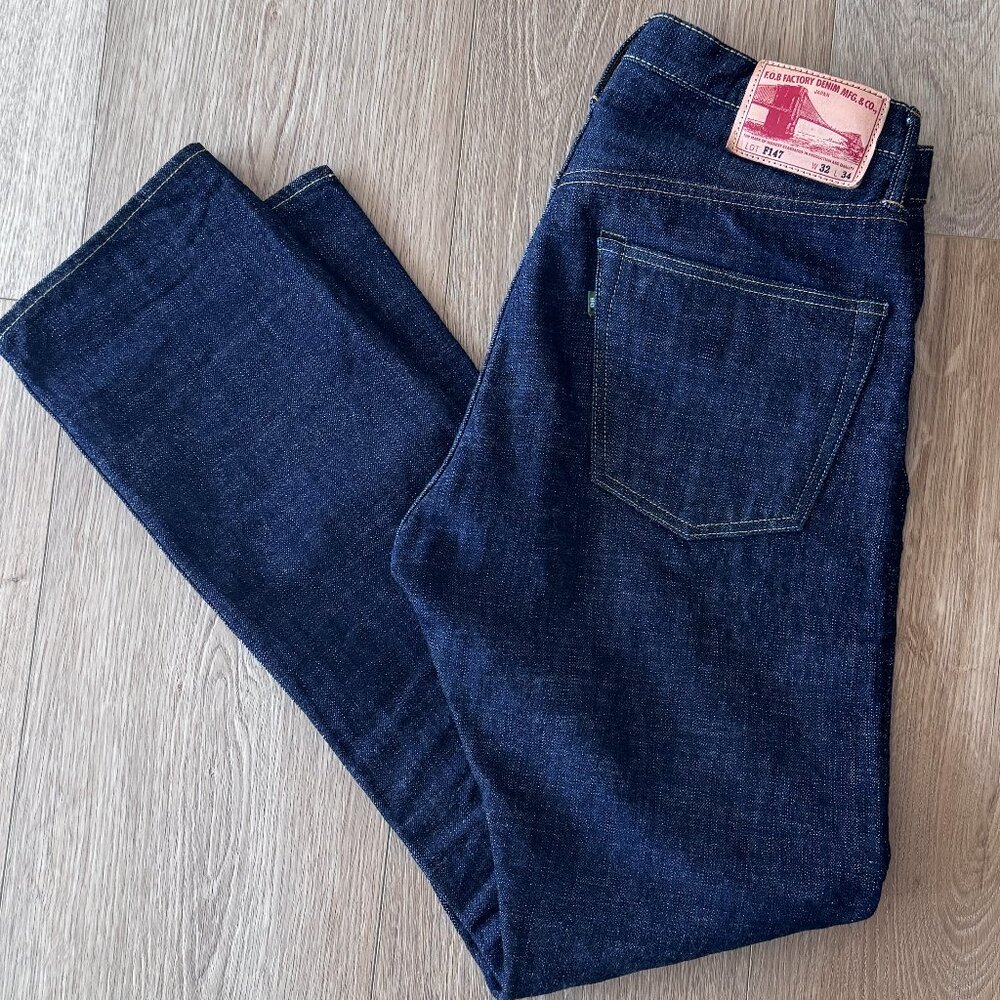 FOB FACTORY "F147" Selvedge Denim 5P Size 32 RP200 - Made in Japan